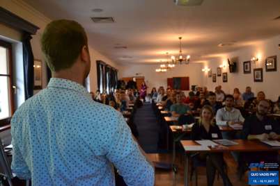 Michal Sikora a jeho přednáška o projektech v umění